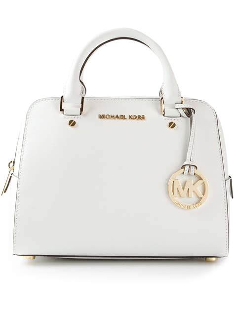 michael kors white purse small